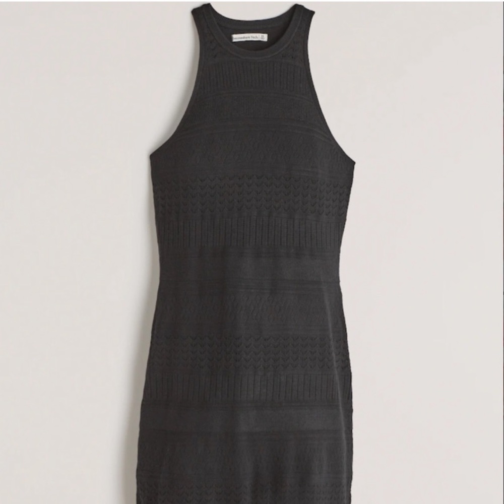 Abercrombie Pointelle Elevated Knit Mini Dress